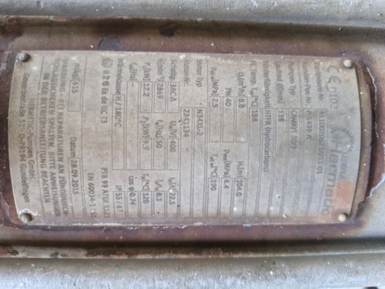 16个密封罐式电机泵