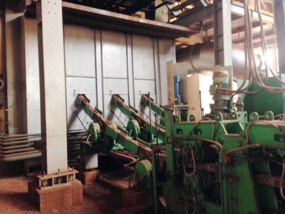 ビレットキャスター付き「コンキャスト」EAFメルトショップ（2014年）