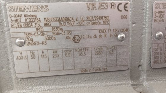 4台离心泵,含双密封系统,全新未使用