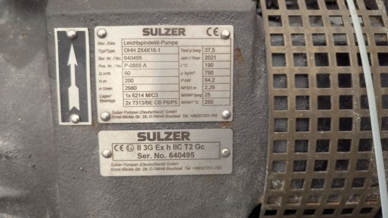 4台离心泵,含双密封系统,全新未使用