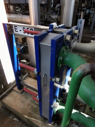 プレート式熱交換器5台