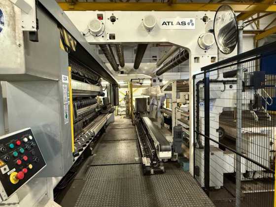 アトラス CW650APS フィルムスリッター巻取機