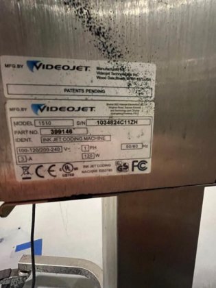 VideoJet 1150 インクジェットボトルコーダー