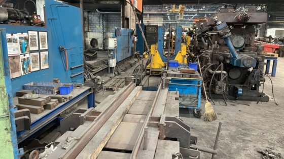 精轧机台维修区