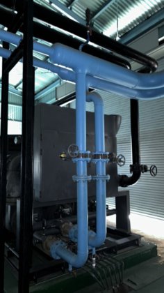 完整的压缩机房 H