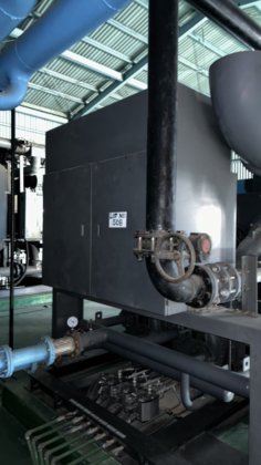 完整的压缩机房 H