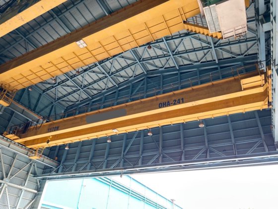 15t 天井クレーン puil e&c