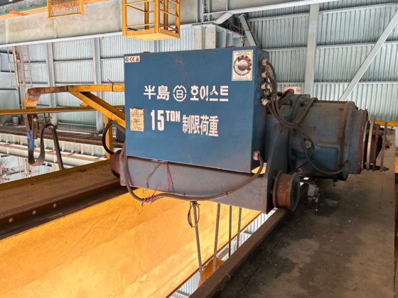 15t 天井クレーン puil e&c