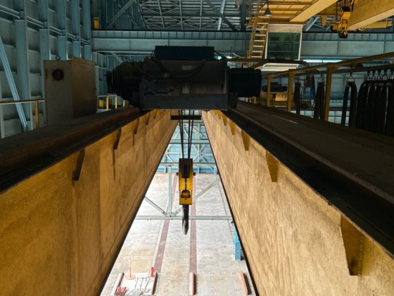 15t 天井クレーン puil e&c