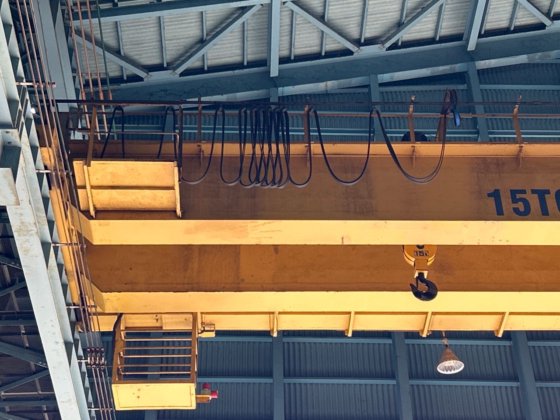 15t 天井クレーン puil e&c