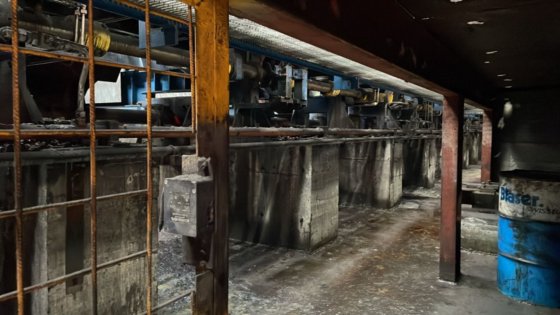 丹尼利冷却床面积（2011 年）