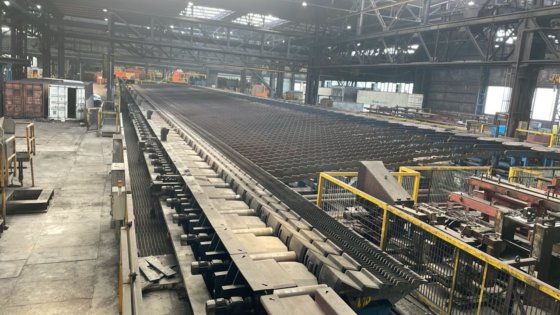 丹尼利冷却床面积（2011 年）