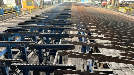 丹尼利冷却床面积（2011 年）