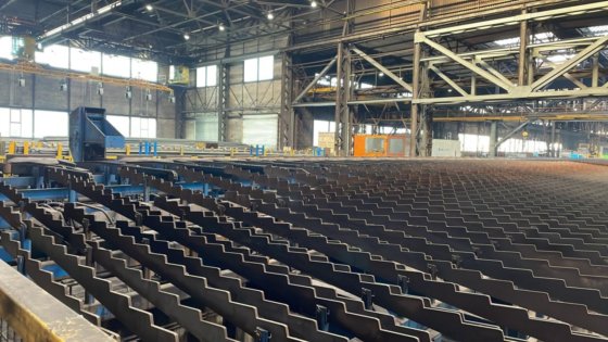 丹尼利冷却床面积（2011 年）