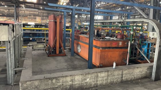 丹尼利冷却床面积（2011 年）