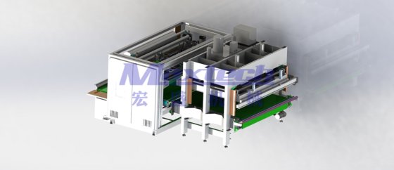 半自动床垫压缩和卷筒包装机