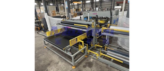 全自动床垫 AB 膜包装压缩机（两种包装方式）