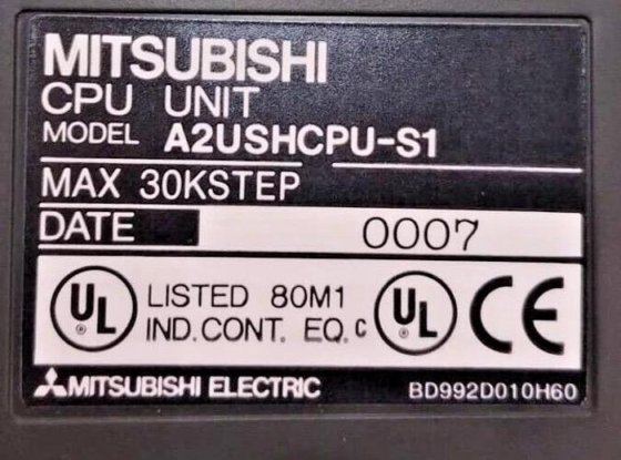 Rack PLC Mitsubishi A2USHCPU-S1 CPU