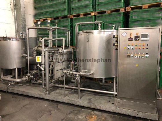 Flash pasteuriser