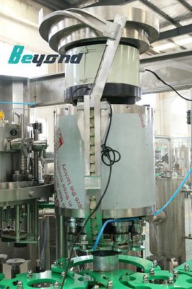 全自动玻璃瓶酒灌装封盖机