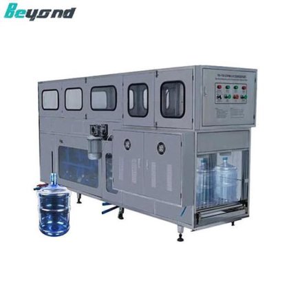 优质 5 加仑全自动桶装纯净饮用水灌装和液体旋盖机