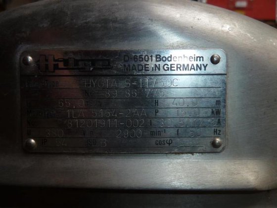 移動式遠心ポンプ、回転ポンプ