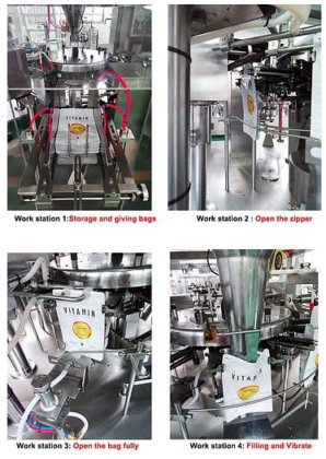 自动拉链袋封口包装新鲜去皮大蒜称重包装机