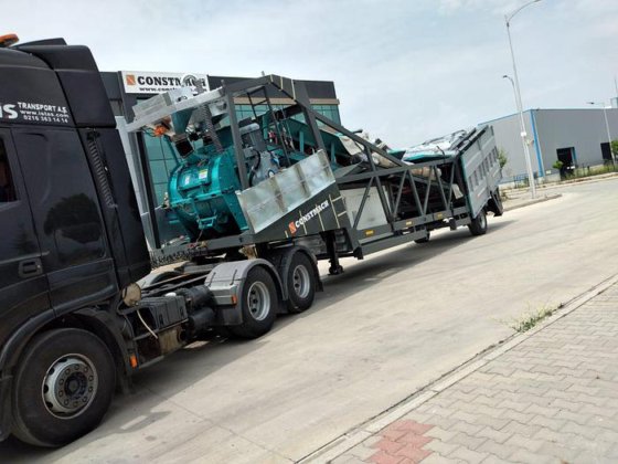 移動式コンクリートバッチングプラント