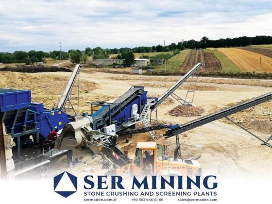 移動式衝撃破砕スクリーニングプラント | シングルシャーシ、最大 500 TPH