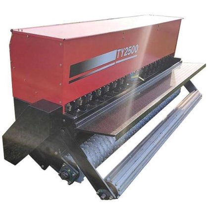 トラクターによって取付けられる及び牽引のタイプ農場の種プランター フットボール競技場のゴルフ コースのための小麦肥料の播種機