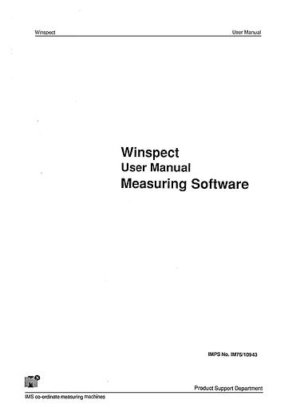 Manual for Used IMS Machine