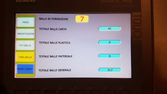 Horizontale Bindepresse