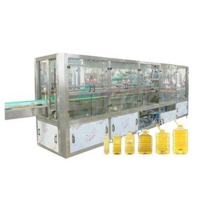 用于食用油生产线的全自动食用油瓶灌装包装机