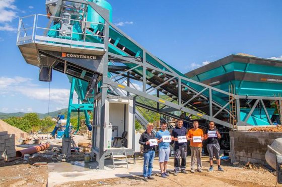 移動式コンクリートバッチングプラント