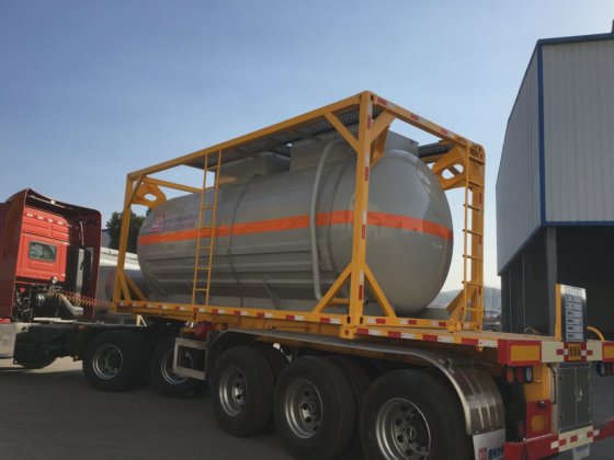 Nieuw 20FT ISO Tank Containers Voor HCl In Shanghai China