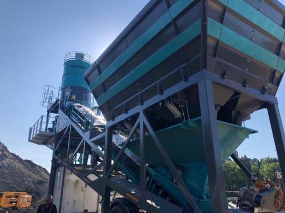 移動式コンクリートバッチングプラント