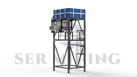 効率的な二次供給と製品積載のためのホッパーシステム