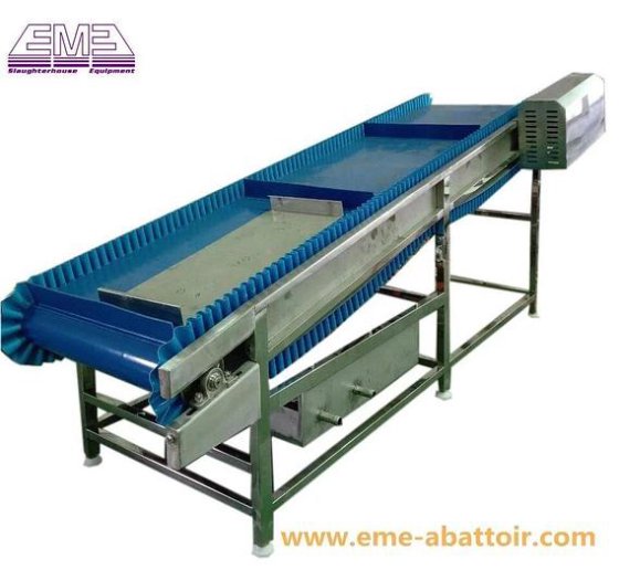 用于牛屠宰场的高效牛白血病带式输送机 牛屠宰场机械加工设备