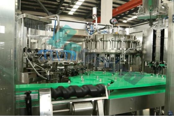 全自动玻璃瓶酒精啤酒灌装封盖机