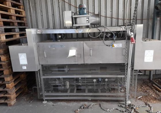 2つの平行コンベアを備えたシュリンクトンネル