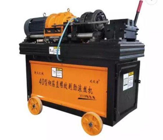 鉄筋直ねじ転造機 丸棒転造機