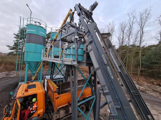 60立方米紧凑型混凝土搅拌站