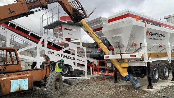 Silo de cimento horizontal