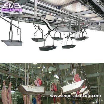 主动需求 挂式红白内脏同步检疫输送机 用于屠宰线机械的羊肉设备
