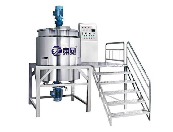 智通液体搅拌罐搅拌釜不锈钢夹套流体乳化均质机可定制