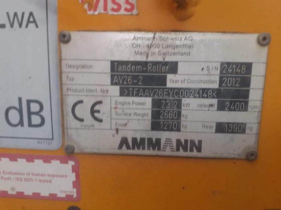 2012 Ammann AV26-2
