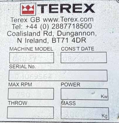 2019 Powerscreen Trakpactor 320