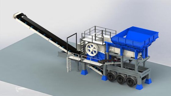 多目的モバイルジョー&インパクトクラッシャー | 一次、二次、三次段階