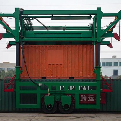 全液压系统重型集装箱跨运机价格成本