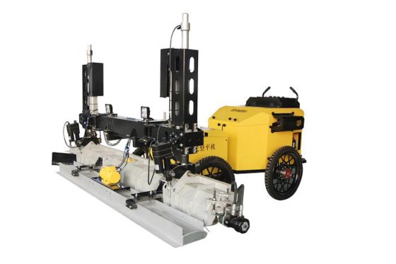 用于路面混凝土找平的高质量激光熨平板